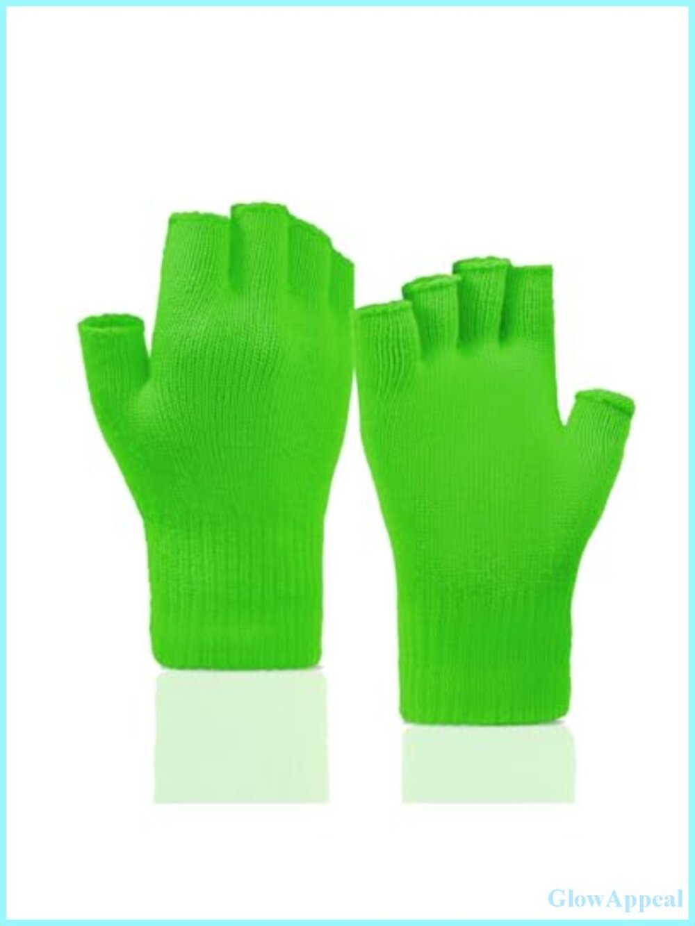 Fingerless Gloves Touchscreen Knit Stretchy Half Finger Unisex Winter Warm